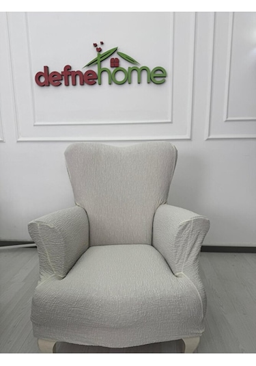 Jakar Kumaş Lastikli Kayma Yapmayan Tek Kişilik 1 Adet Berjer Ört Antrasit