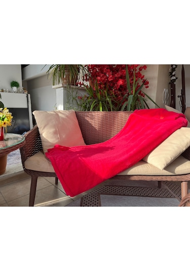 Wellsoft Tek Kişilik Battaniye 150x200 Fuşya
