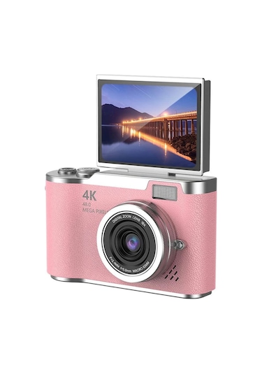 Lk007 Fotoğraf Makinesi Pembe