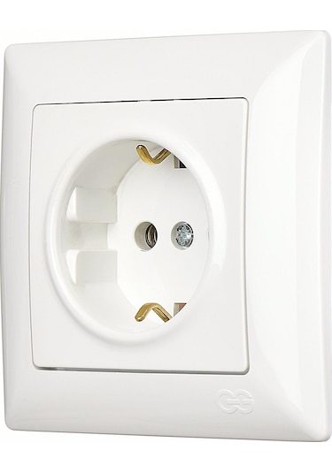 Günsan  Visage Beyaz Topraklı Priz