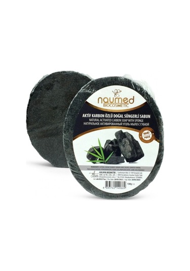 Aktif Karbon Özlü Batık Ve Çilek Bacak Onarımına Yardımcı Doğal Süngerli Sabun 130gr Aktif Karbon