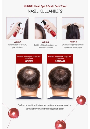 Kundal Scalp Kafein İçerikli Dökülme Karşıtı Saç Derisi Güçlendirici Tonik 100 ML