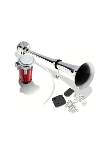 Xuweiwei Single Tube Long Trumpet Silvery Red Compressor Set 14 Parça Aksesuarlı