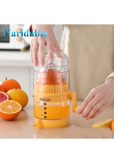 Xuweiwei Faridabio Manuel Kırmızı Narenciye Sıkacağı Çok Fonksiyonlu Portakal Limon Presi Taşınabilir Kırmızı