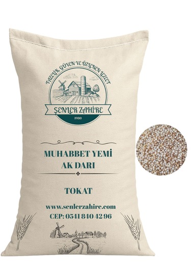 Muhabbet Yemi Ak Darı Tozsuz Ve Temiz Kuş Yemi 25 Kg