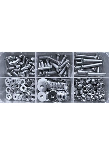 Krasimall Gömme Başlı M5 Vida, M5 Somun, M5 Pul Seti 144337218 Diğer