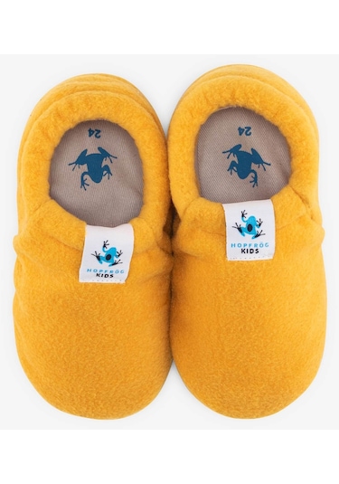 Hopfrög Kids Polar Fleece Sarı Polar Barefoot Patik Sarı