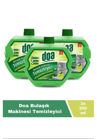 Doa Bulaşık Makinası Temizleyici 250 Ml Vegan X 3 Adet