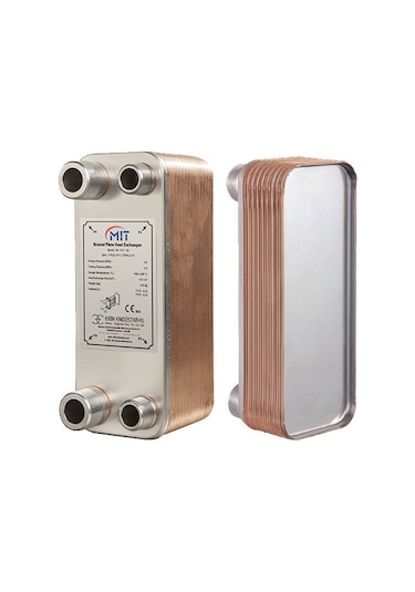 Mit Mb-01 - 26 Plaka Kaynaklı Plakalı Isı Eşanjör Bağlantı 3/4- 1