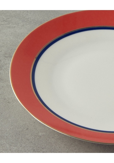 English Home Carny Bone Porselen Servis Tabağı 25 Cm Turuncu