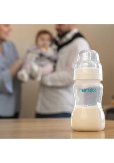 Mamajoo Antikolik Biberon 250 ml & Antikolik Akıtmaz Alıştırma Bardağı 160 ml – Pearl