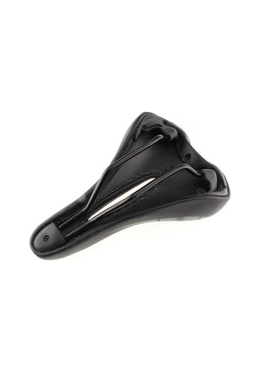 Yaozixa Evrensel Bisiklet Jeli Pedal, Şok Emici Yumuşak Kumaş, Karbon Çelik & 43 Yüksek Kaliteli Pu Deri, Kolay Kurulum Siyah