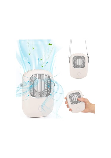 Jialan El Mini Taşınabilir Fan, Usb Şarj Edilebilir Küçük Cep