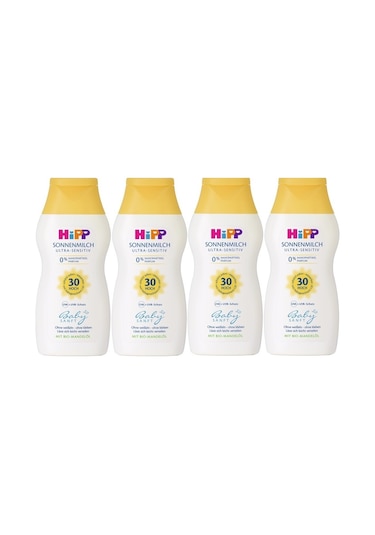 Hipp Babysanft 30 Faktör Bebek Güneş Sütü 200 ML x 4
