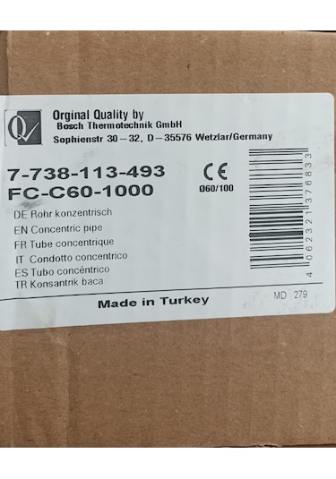 BOSCH BUDERUS BACA UZATMASI 100CM