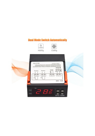 Singree Stc-1000 Akıllı Sıcaklık Kontrol Cihazı - Isıtma/soğutma Otomatik Geçişli, Hassas Termostat
