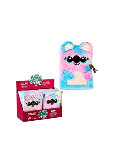 Peluş Hatıra Defteri Kilitli Koala