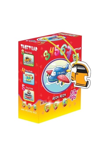 Taşıtlar Puzzle 25 Parça Diytoy
