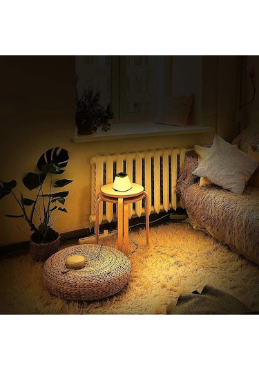 Bloomnest Katlanabilir Led Fener Kamp Işığı - Sıcak Beyaz - Su Geçirmez - Güneş Enerjili - 3 Modlu El Feneri Asorti Çok Renkli