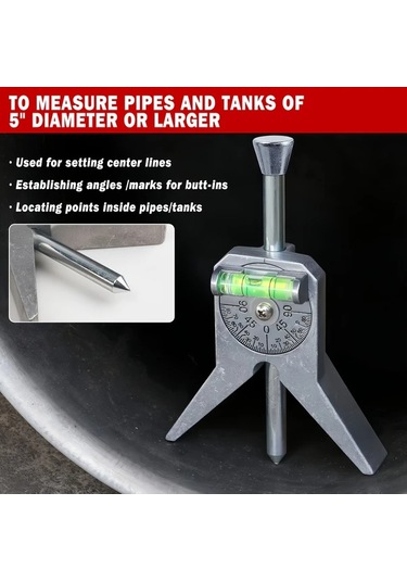 Fochsia 1 Adet Hassas Boru Merkezleme Aleti Ayarlanabilir Kadran Ve Su Terazili