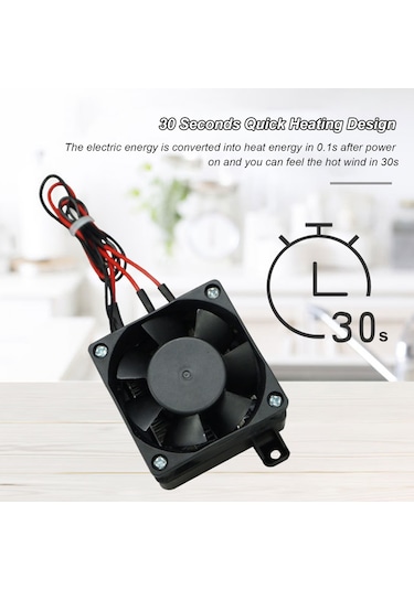 Geeksen 220 V 300w Kuluçka Makinesi Isıtıcı İletken Tip Ptc Seramik Hava Isıtıcısı Fanlı Elektrikl Kuluçka Makinesi