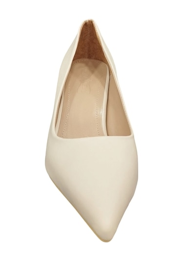 Ventes 20492184z 6 Cm Kadeh Topuk Sivri Burun Kadın Stiletto Ayakkabı Ten