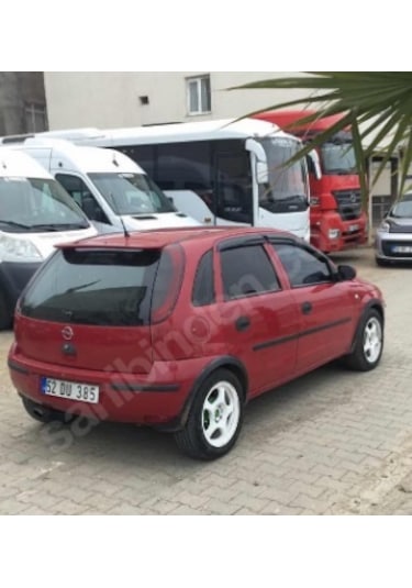 Opel Corsa C Cam Rüzgarlığı Parlak Siyah