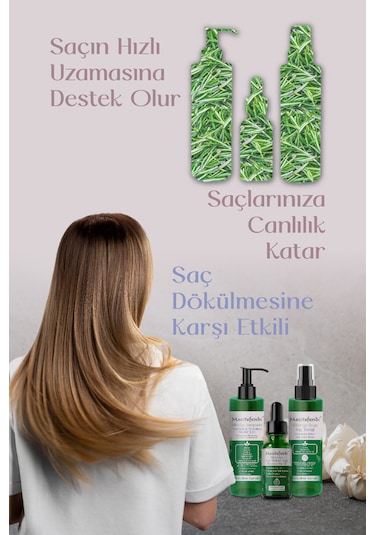 Mecitefendi Biberiye Şampuan 150 ML + Biberiye Serumu 50 ML + Tonik 150 ML