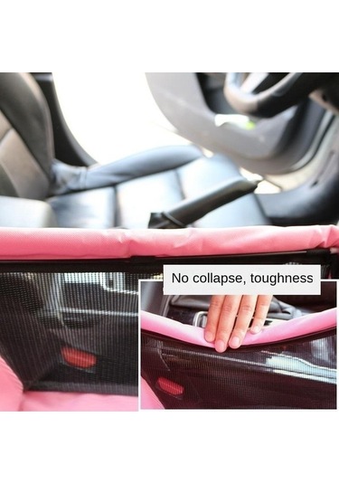 Fochsia Pvc Boru Ve Velcro Malzemeli Seyahat Araba Çantası