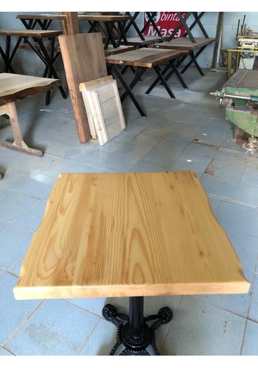 Bintaşmobilya Naturel Kütük Cafe Masası