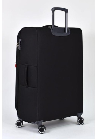 Pierre Cardin Ultra Light Hafif Lüx Kumaş Büyük Boy Valiz Siyah Pc6050 Siyah