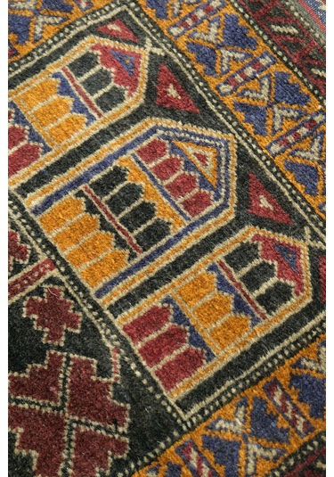 Yörük El Dokuma Yün Halı - Leh1004500135 Kırmızı