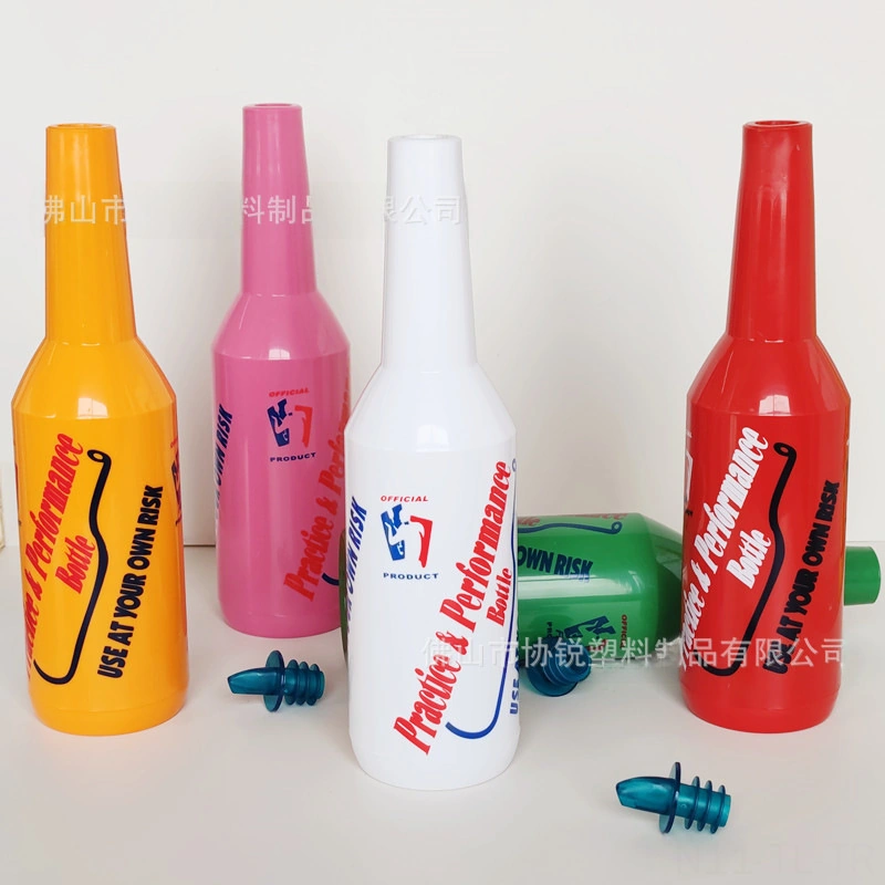 Hombey Bartender İçin Yeşil Plastik Uygulama Şişesi - Bar Alatları, Mixoloji Egzersiz, Dayanıklı Ve Temizlenmesi Kolay