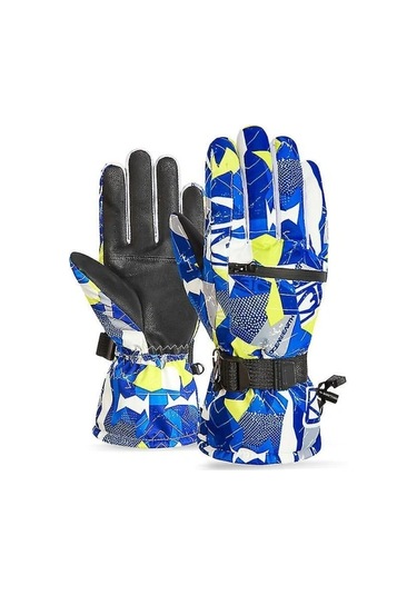 Kış Eldivenleri Koruyucu Eldivenler Rahat Eldivenler Açık Havada Çalışırken Ellerinizi Sıcak Ve Korumalı Tutun. 1 Set Beyaz