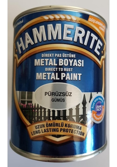 Marshall Hammerite Pürüzsüz Gümüş 2.5 Litre (475389482)