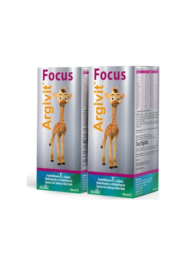 Argivit Focus Şurup 2 x 150 ML