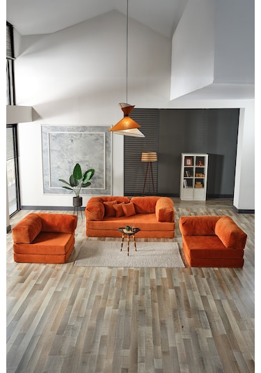 Legom Avanos Aktivite Koltuğu Yatak Olabilen Çok Amaçlı Kanepe Koltuk Takımı Kiremit Kiremit