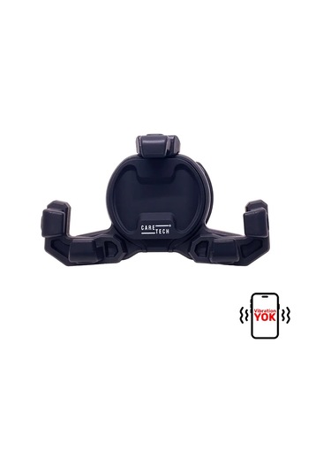 Ct-m17 Telefon Tutucu Titreşim Özellikli Motosiklet Gidon Yatay Kullanım Su Geçirmez Üniversal Siyah