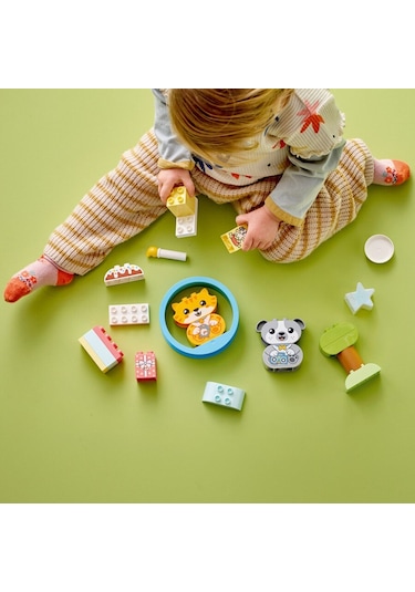 LEGO® Duplo 10977 Sesli İlk Yavru Köpeğim ve Yavru Kedim 22 Parça