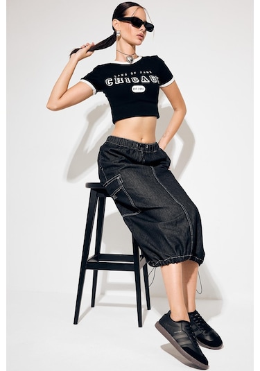 Tonny Black Termo Taban Yanı Şeritli Bağcıklı Unisex Füme Siyah Spor Ayakkabı Tbzer020 Füme Siyah