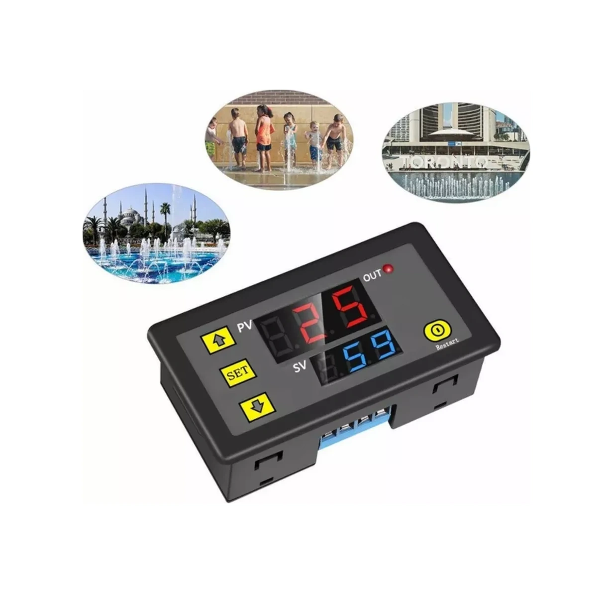 Zaman Rölesi 12v. Dijital Zamanlayıcı. Zaman Geciktirme Rölesi. 200286524