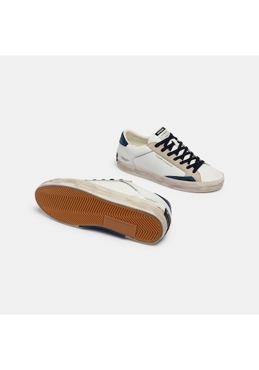 White Sneaker Erkek 190003pp8.10 Crime London Dıstressed Lo Beyaz