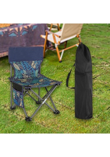 Suntek Katlanır Kamp Sandalyesi Taşınabilir 39cmx39cmx65cm Çok Renkli