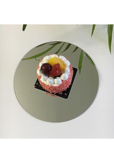 Altın Kalp Yapıştırıcı Akrilik Dekoratif Lens Levha Duvar Aynası Çıkartması Diğer