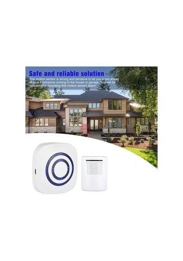 Pazly Zili Yw Uyarı Sensörlü Kablosuz Hareket Dedektörlü Kapı Güvenlik Alarmı Qq