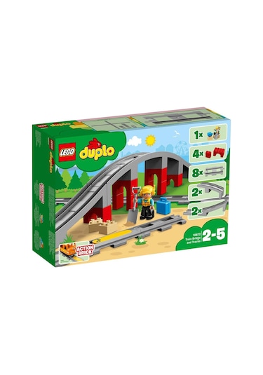LEGO® Duplo 10872 Town Tren Köprüsü ve Rayları 26 Parça