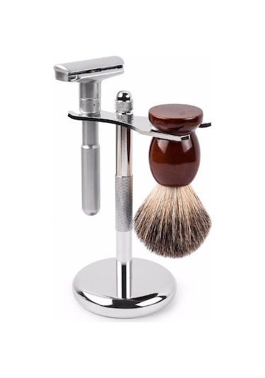 Sones Ayarlanabilir Güvenlik Jileti Çift Kenarlı Klasik Erkek Tıraş Makinesi 5 Bıçaklı Tüy Alma Makinesi