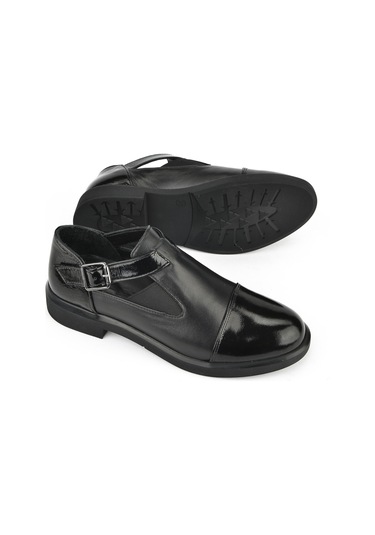 Ziya, Kadın Hakiki Deri Ayakkabı 1531050z26103402k Siyah 1531050z26103402k 000 Siyah