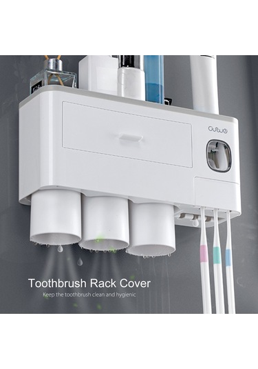 Geeksen Mıknatıslı Diş Fırçası Askısı İle Diş Macunu Dispanseri - Duvara Monte Banyo Organizasyonu Diş Fırçası Kabı Ve Saklama Ünitesi Diğer Geeksen Mıknatıslı Diş Fırçası Askısı İle Diş Macunu Dispanseri - Duvara Monte Banyo Organizasyonu Diş Fırçası Kabı Ve Saklama Ünitesi Diğer