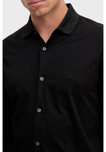 Armani Exchange Erkek Gömlek Xm001370 Af10364 Uc001 Siyah SİYAH Armani Exchange Erkek Gömlek Xm001370 Af10364 Uc001 Siyah SİYAH